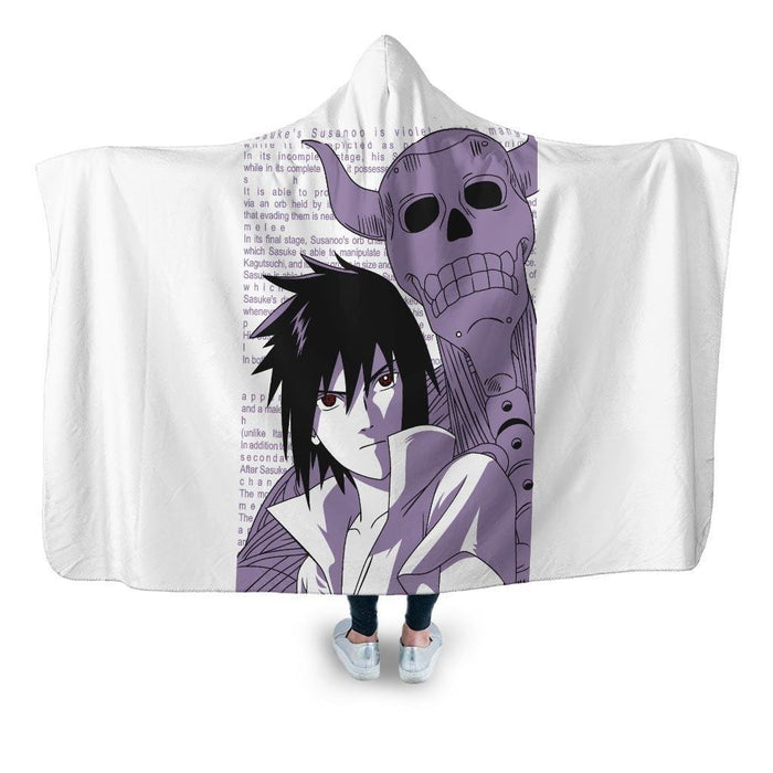 Sasuke X Susanoo Hooded Blanket - Adult / Premium Sherpa