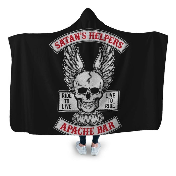 Satans Helpers Hooded Blanket - Adult / Premium Sherpa