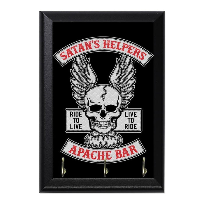 Satans HelpersDecorative Wall Plaque Key Holder Hanger - 8 x 6 / Yes