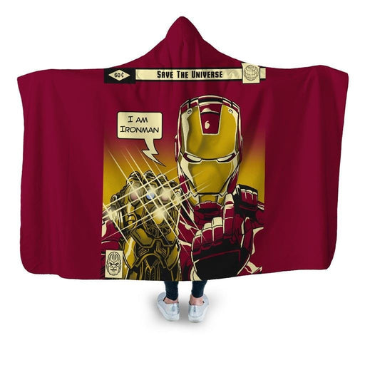 Save The Universe Hooded Blanket - Adult / Premium Sherpa