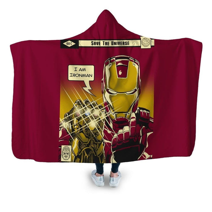 Save The Universe Hooded Blanket - Adult / Premium Sherpa