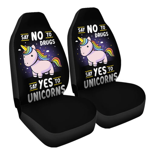 Say No To Drugs Car Seat Covers - One size