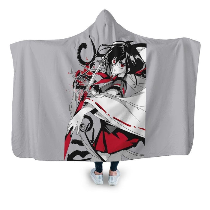 Saya Blood C Hooded Blanket - Adult / Premium Sherpa