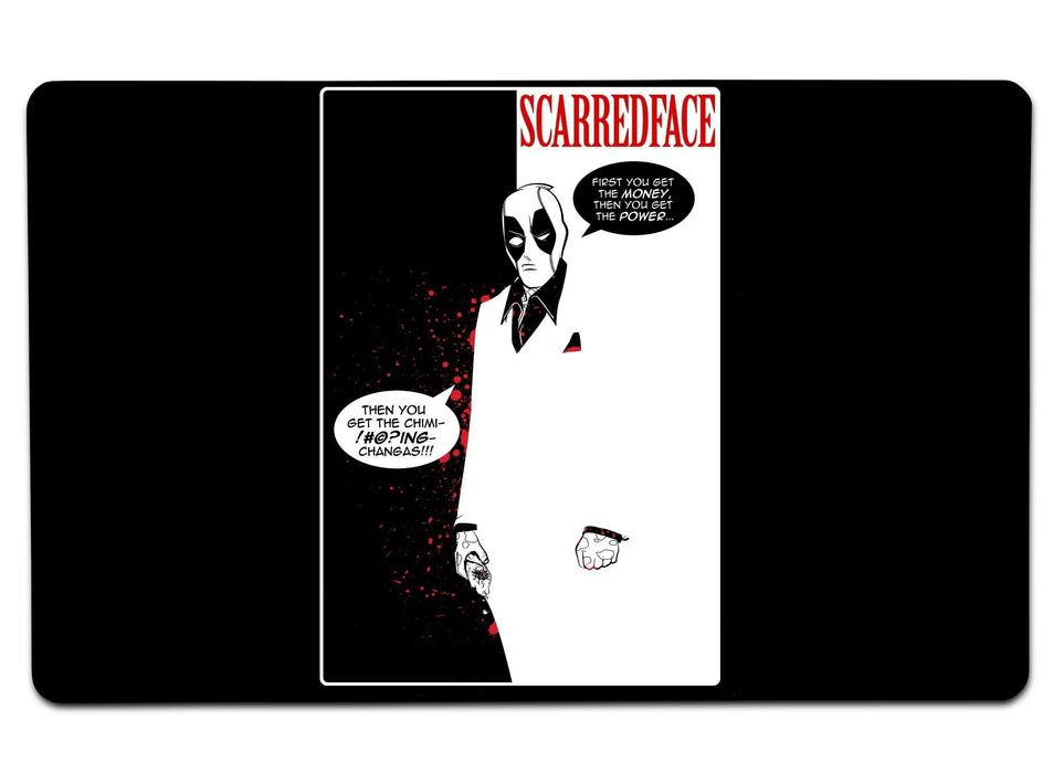 Scarredface Large Mouse Pad