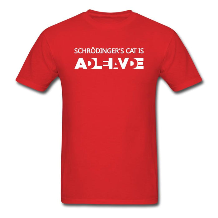 Schrodinger’s Cat Experiment Unisex Classic T-Shirt - red / S