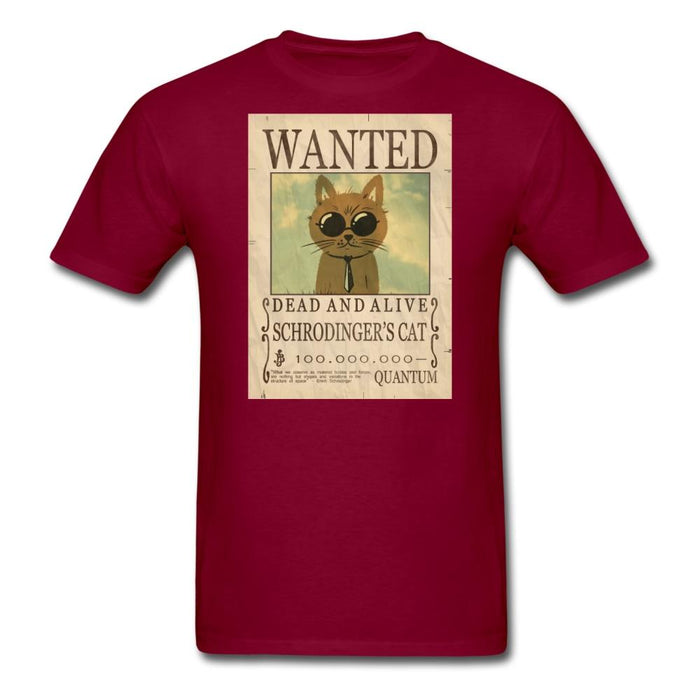 Schrodinger’s Cat Unisex Classic T-Shirt - burgundy / S
