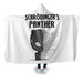 Schrodingers panther Hooded Blanket - Adult / Premium Sherpa