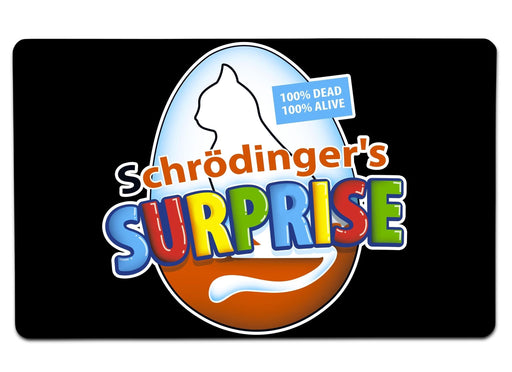 Schrodingers Surprise Large Mouse Pad
