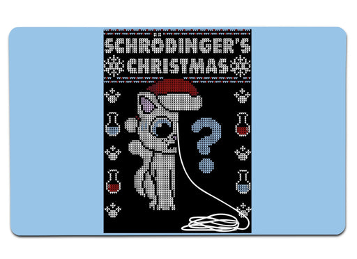 Schrodingerschristmas Large Mouse Pad