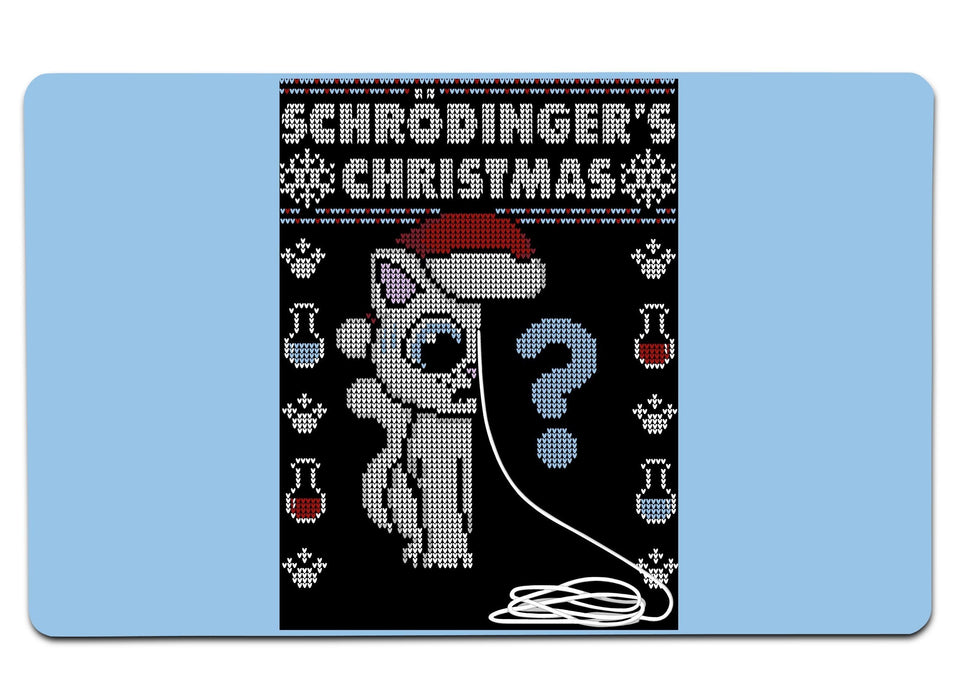 Schrodingerschristmas Large Mouse Pad