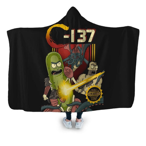 Schwifty Squad Hooded Blanket - Adult / Premium Sherpa