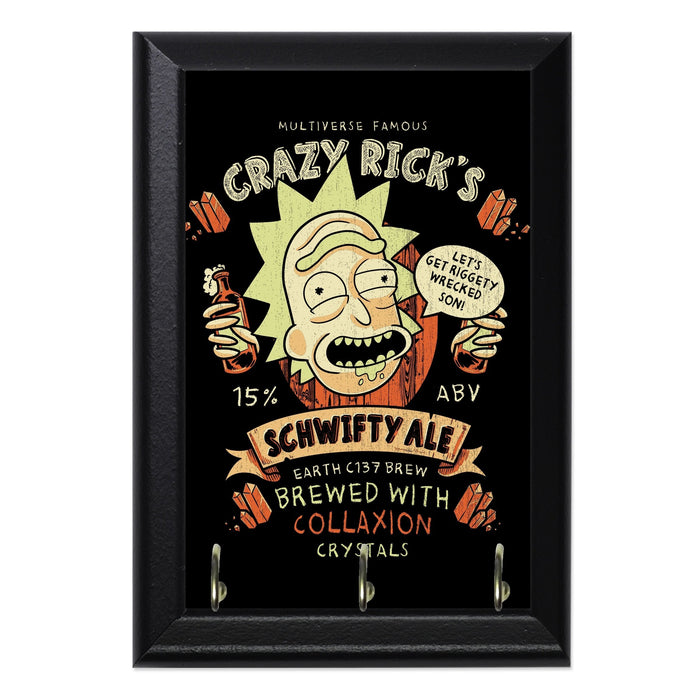 Schwifty Wall Plaque Key Holder - 8 x 6 / Yes
