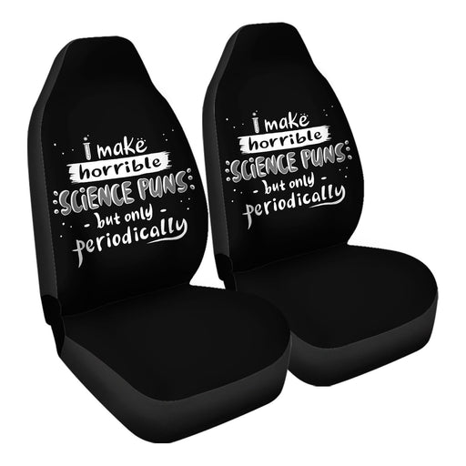 Science Puns Car Seat Covers - One size