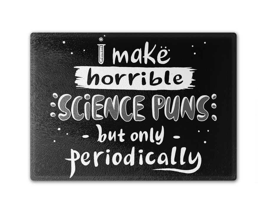 Science Puns Cutting Board