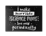 Science Puns Cutting Board