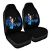 Scissored Gentleman Car Seat Covers - One size