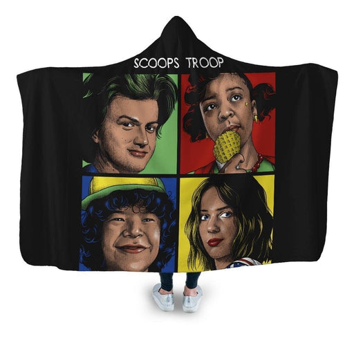 Scoops Troop Hooded Blanket - Adult / Premium Sherpa