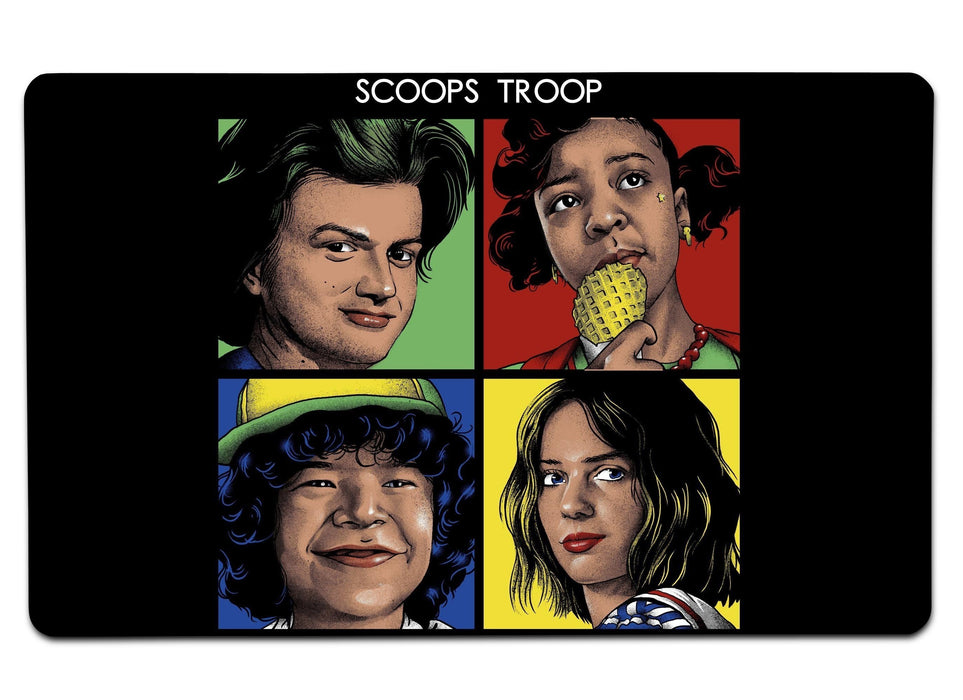 Scoops Troop Large Mouse Pad