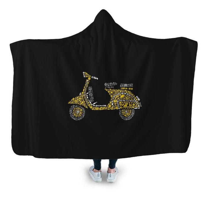 Scooter Hooded Blanket - Adult / Premium Sherpa