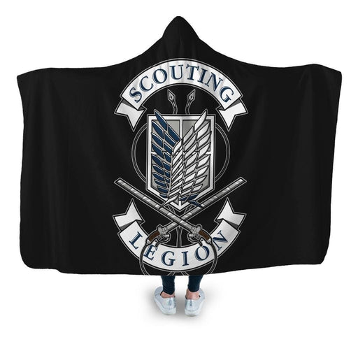 Scouting Legion Hooded Blanket - Adult / Premium Sherpa