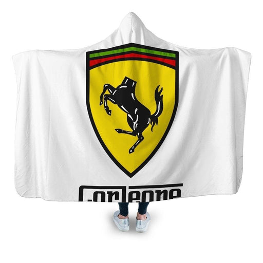 Scuderia Corleone Hooded Blanket - Adult / Premium Sherpa