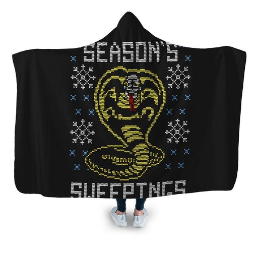 Seasons Sweepings Hooded Blanket - Adult / Premium Sherpa