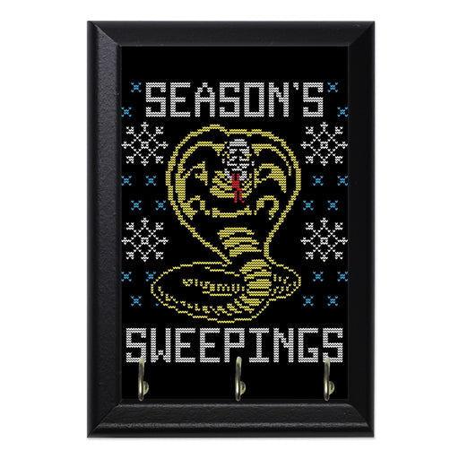 Seasons Sweepings Wall Plaque Key Holder - 8 x 6 / Yes