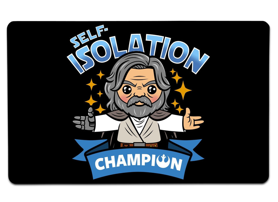 Self Isolation Champ Large Mouse Pad