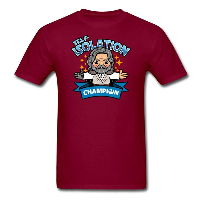 Self Isolation Champion Unisex Classic T-Shirt - burgundy / S