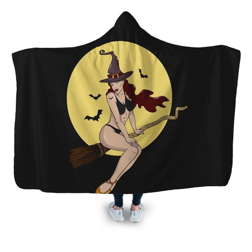 Sexy Witch Hooded Blanket - Adult / Premium Sherpa