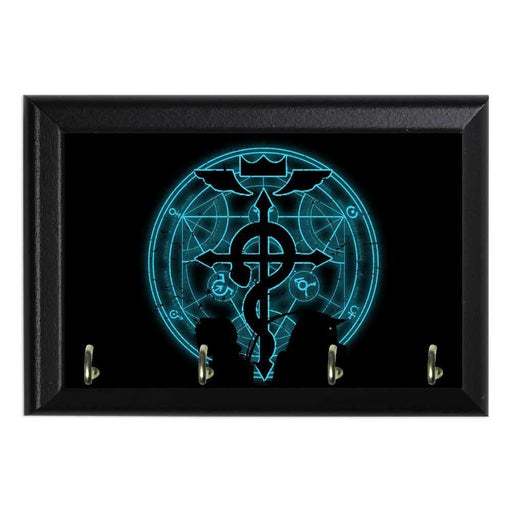 Shadow Of Alchemist Decorative Wall Plaque Key Holder Hanger - 8 x 6 / Yes