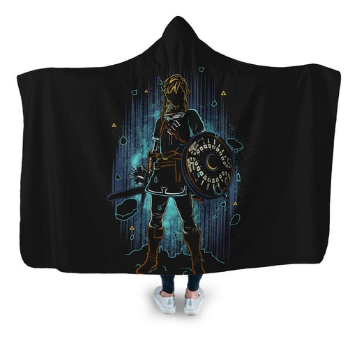 Shadow Of The Wild Hooded Blanket - Adult / Premium Sherpa