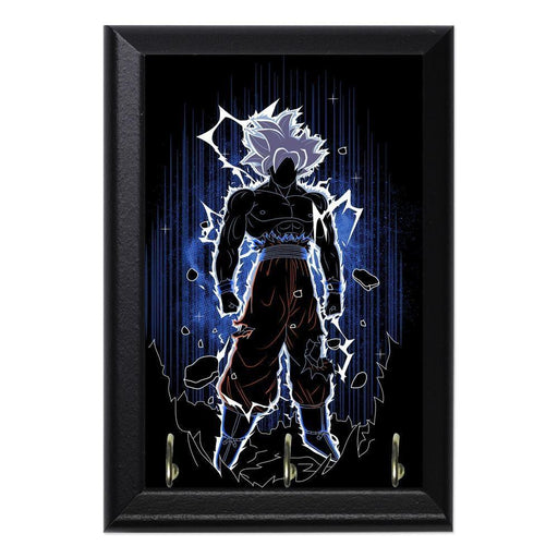 Shadow of Ultra Instinct Decorative Wall Plaque Key Holder Hanger - 8 x 6 / Yes