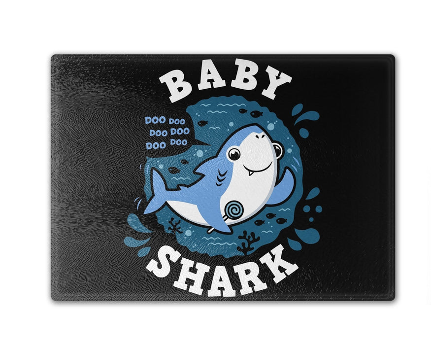 Shark Family Baby Boy Cutting Board