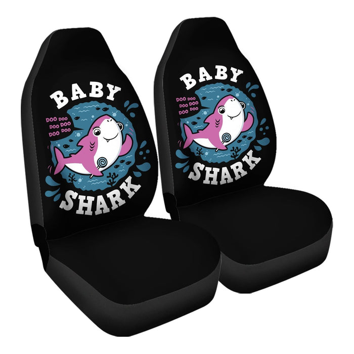 Shark Family Baby Girl Car Seat Covers - One size
