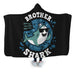 Shark Family Brother Hooded Blanket - Adult / Premium Sherpa