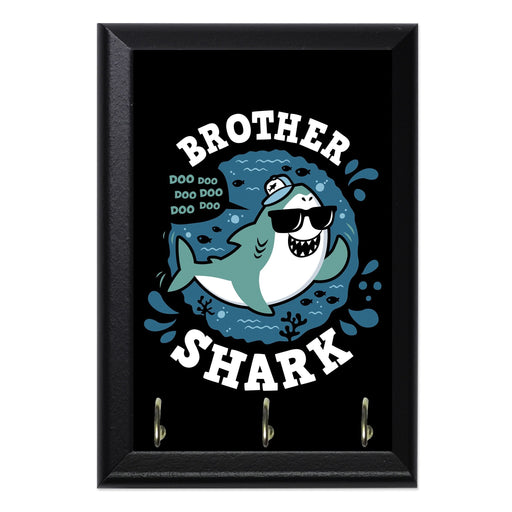 Shark Family Brother Key Hanging Wall Plaque - 8 x 6 / Yes