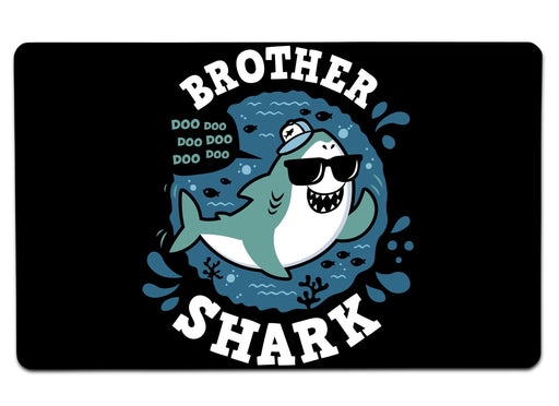Shark Family Brother Large Mouse Pad