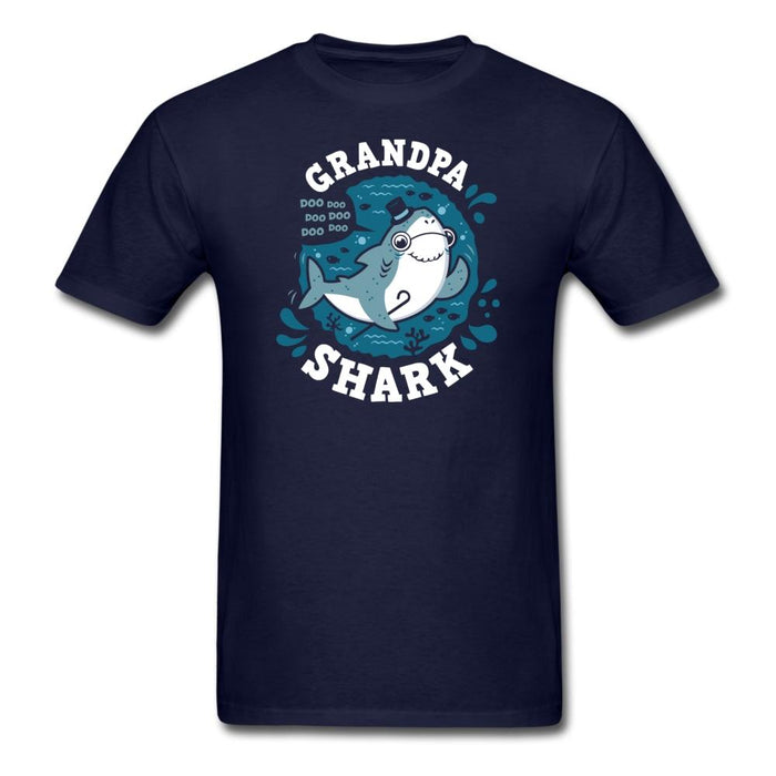 Shark Family - Grandpa Unisex Classic T-Shirt - navy / S