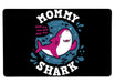 Shark Family Mommy Large Mouse Pad