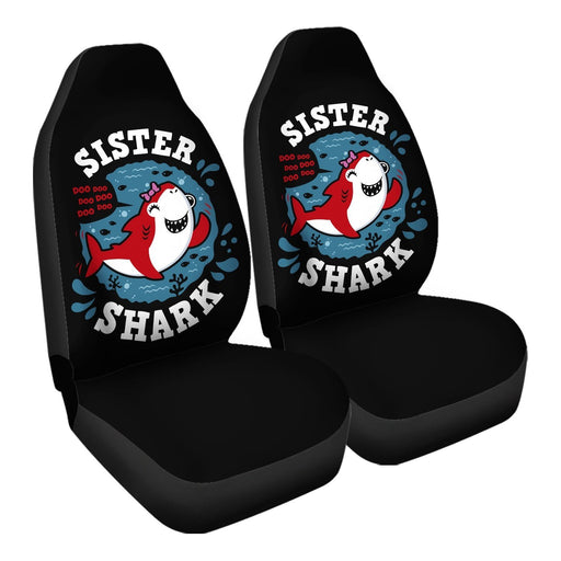 Shark Family Sister Car Seat Covers - One size