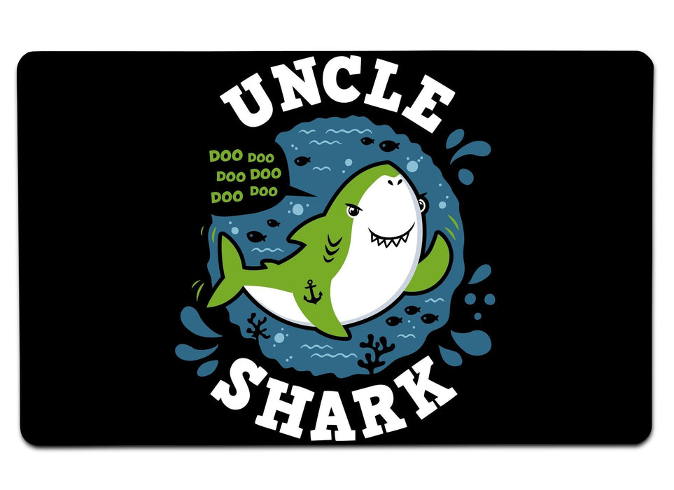 Shark Family Uncle Large Mouse Pad