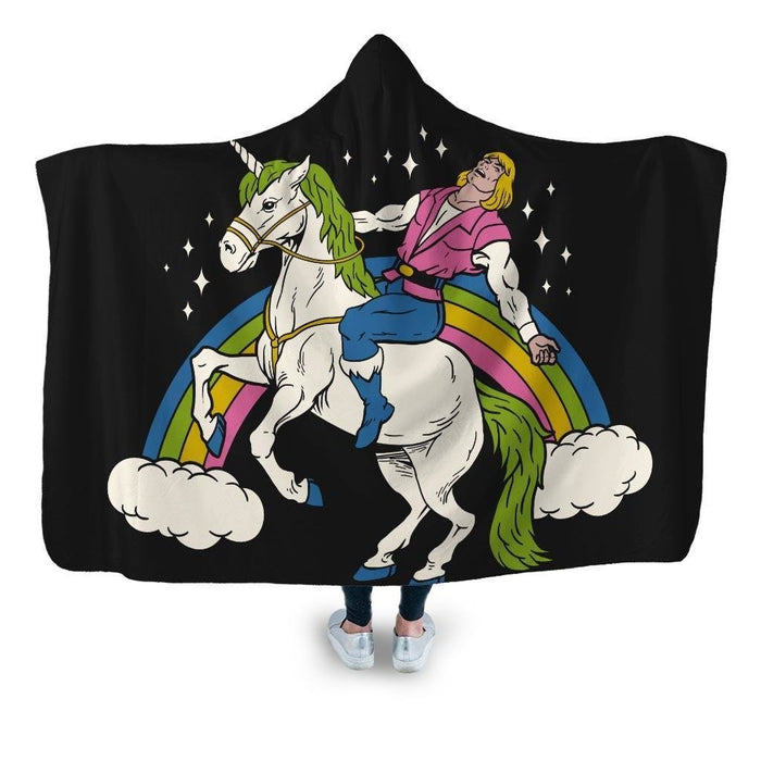 She Man Hooded Blanket - Adult / Premium Sherpa