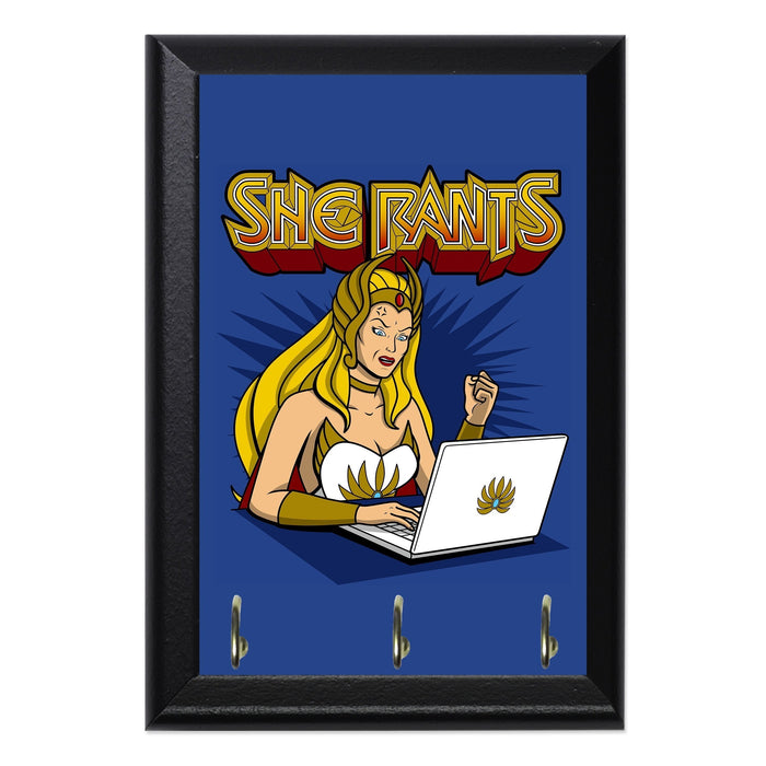 She Rants Key Hanging Plaque - 8 x 6 / Yes
