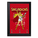 She Rocks Key Hanging Plaque - 8 x 6 / Yes