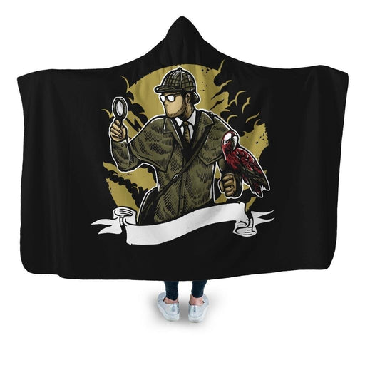 Sherlock Holmes Hooded Blanket - Adult / Premium Sherpa