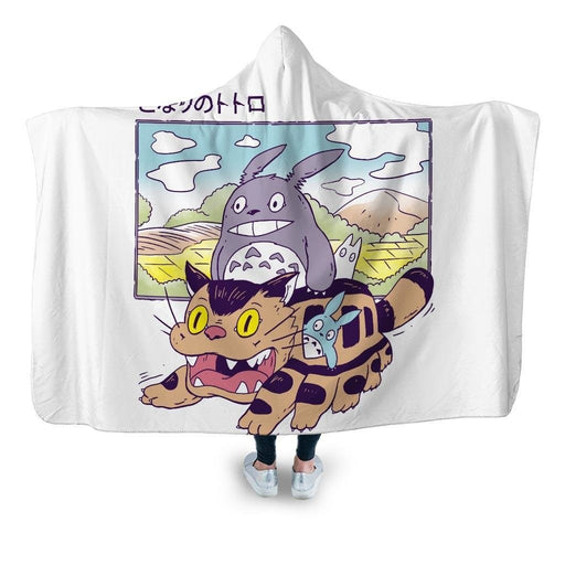 Shonen Neighbors Hooded Blanket - Adult / Premium Sherpa