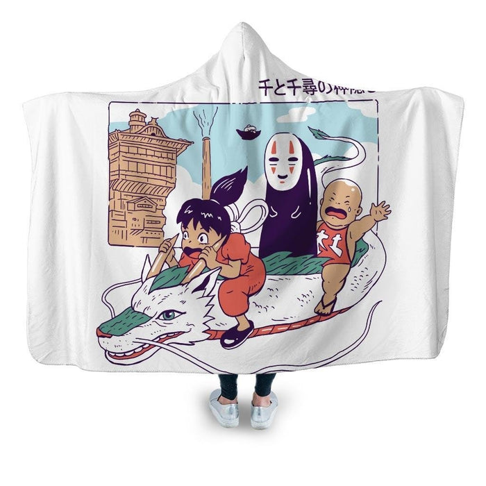 Shonen Spirits Hooded Blanket - Adult / Premium Sherpa
