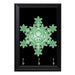 Shroom Snowflake Wall Plaque Key Holder - 8 x 6 / Yes