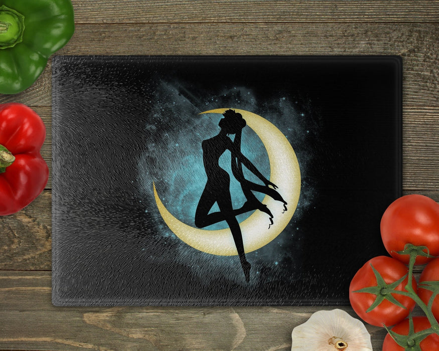 Silhouette Under The Moon Cutting Board